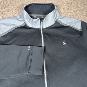 Under Armour Storm Full Zip Jacket Black Grey 2XL Loose Fit Mens Infrared